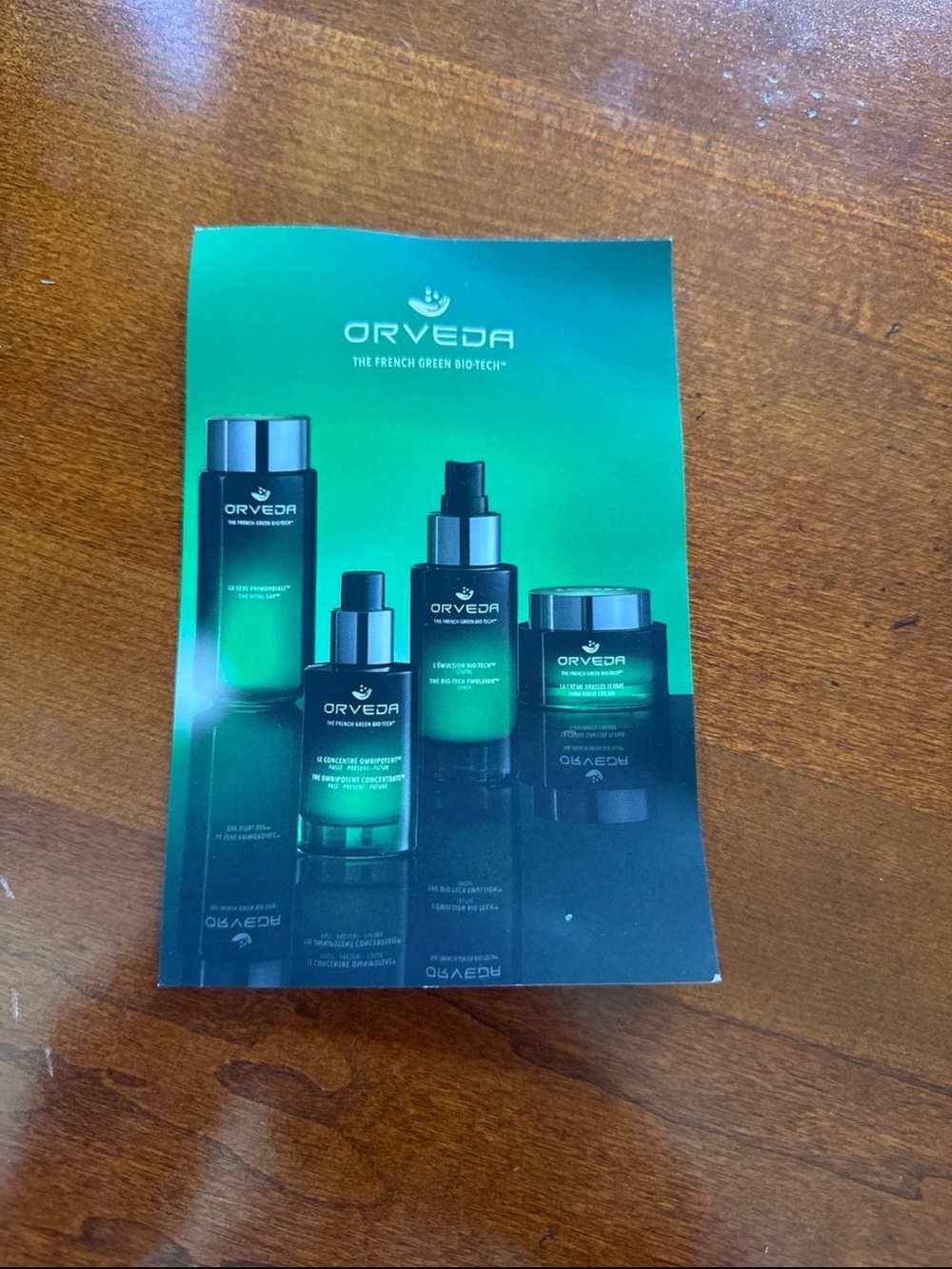 Orveda the French green bio-tech 3pc skincare set